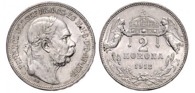 2 KORUNA 1912 KB FRANTIŠEK JOSEF I.
