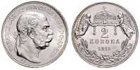2 KORUNA 1913 KB FRANTIŠEK JOSEF I. 