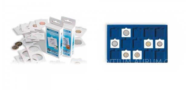 RÁMEČKY NA MINCE-SAMOLEP. 39,5mm RÁMEČKY NA MINCE-SAMOLEP. 39,5mm