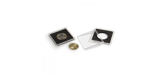 ČTVERCOVÉ KAPSLE NA MINCE QUADRUM - průměr 40 mm ČTVERCOVÉ KAPSLE NA MINCE QUADRUM - průměr 40 mm