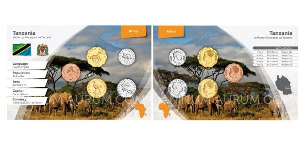Sada oběžných mincí TANZANIE II