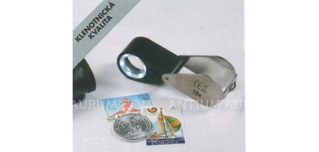PŘESNÁ LUPA 10x S LED OSVĚTLENÍM A UV LAMPOU LEUCHTTURM PŘESNÁ LUPA 10x S LED OSVĚTLENÍM A UV LAMPOU LEUCHTTURM