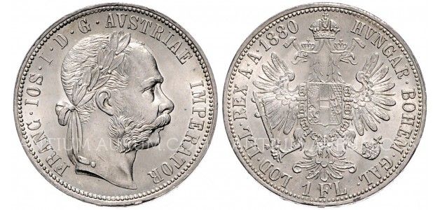 1 ZLATNÍK 1880 FRANTIŠEK JOSEF I. 