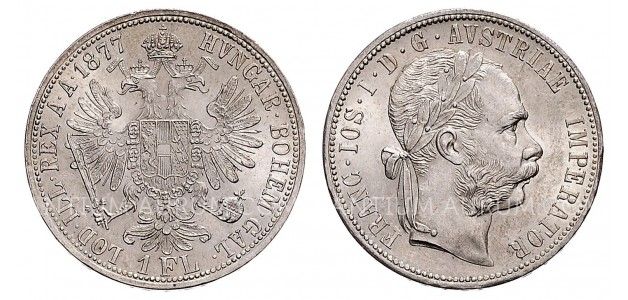 1 ZLATNÍK 1877 FRANTIŠEK JOSEF I. 1 ZLATNÍK 1877 FRANTIŠEK JOSEF I.
