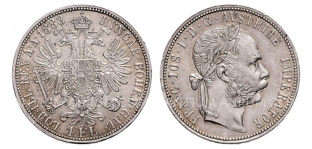 1 ZLATNÍK 1883 FRANTIŠEK JOSEF I. 1 ZLATNÍK 1883 FRANTIŠEK JOSEF I.