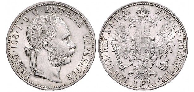 1 ZLATNÍK 1881 FRANTIŠEK JOSEF I. 1 ZLATNÍK 1881 FRANTIŠEK JOSEF I.