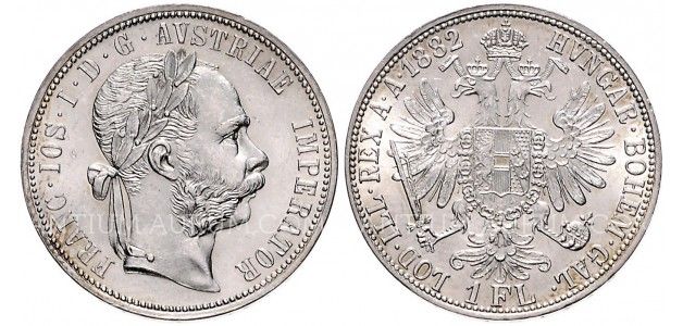 1 ZLATNÍK 1882 FRANTIŠEK JOSEF I. 1 ZLATNÍK 1882 FRANTIŠEK JOSEF I.