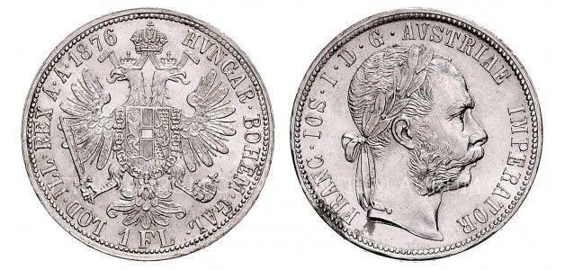 1 ZLATNÍK 1876 FRANTIŠEK JOSEF I. 1 ZLATNÍK 1876 FRANTIŠEK JOSEF I.