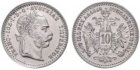 10 KREUZER 1868 FRANTIŠEK JOSEF I. 