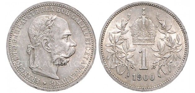 1 KORUNA 1900 FRANTIŠEK JOSEF