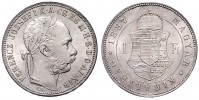 1 ZLATNÍK 1887 KB FRANT. FRANTIŠEK JOSEF I.