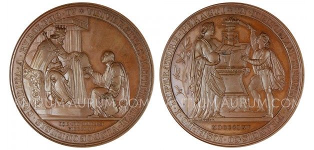 MEDAILE FRANT. JOSEF I. 1865 MEDAILE FRANT. JOSEF I. 1865