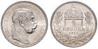 1 KORUNA 1915 KB FRANTIŠEK JOSEF I.